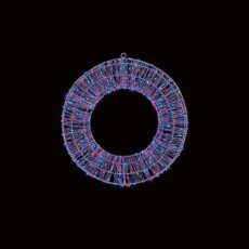 5053844352380 1 Premier 45cm Light Up Wire Wreath with 600 Rainbow LEDs.jpg